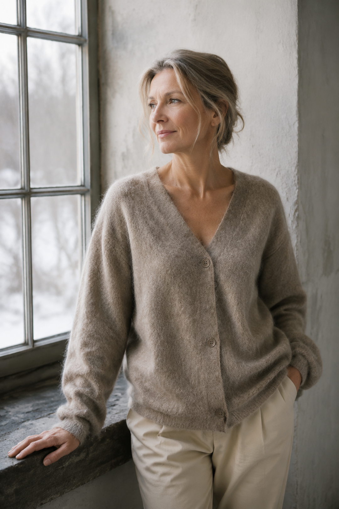 Daisy™ - Cashmere Sweater editorial product photograph