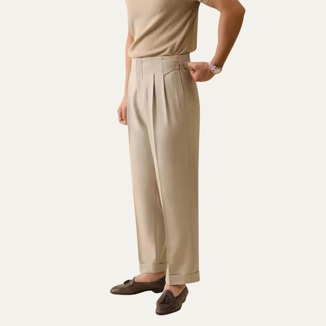 The Pinecrest Ridge Men’s High Waist Straight Leg Business Pants