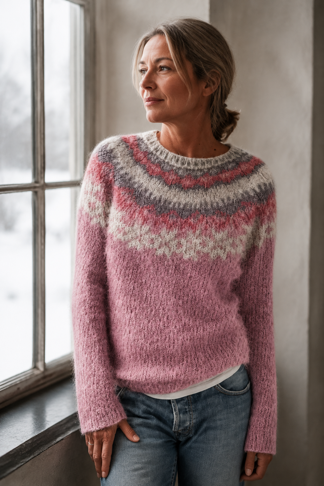 Petra | LUXURIOUS AND SOFT CASHMERE PULLOVER editorial product photograph