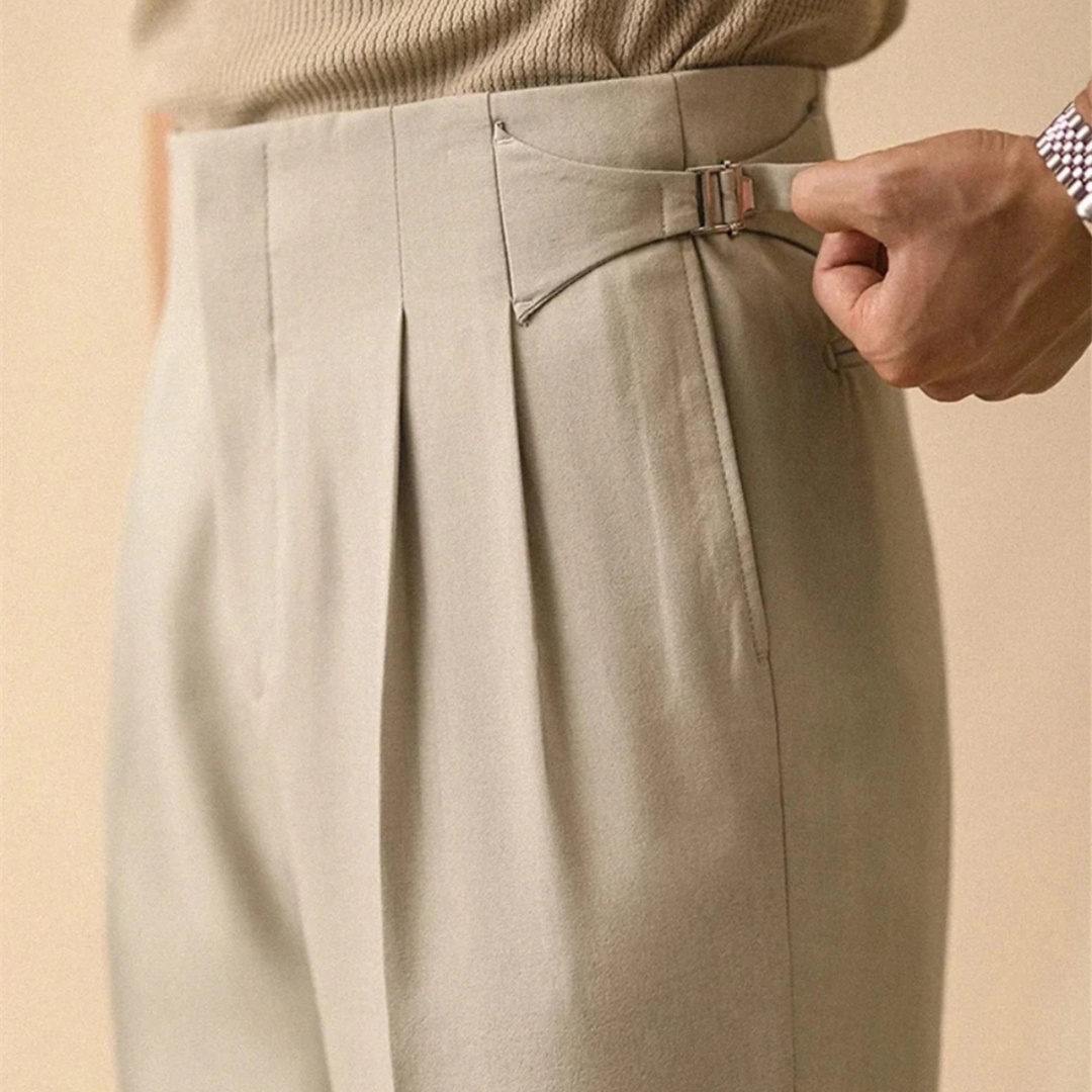 The Pinecrest Ridge Men’s High Waist Straight Leg Business Pants