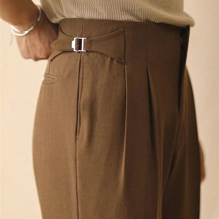 The Pinecrest Ridge Men’s High Waist Straight Leg Business Pants