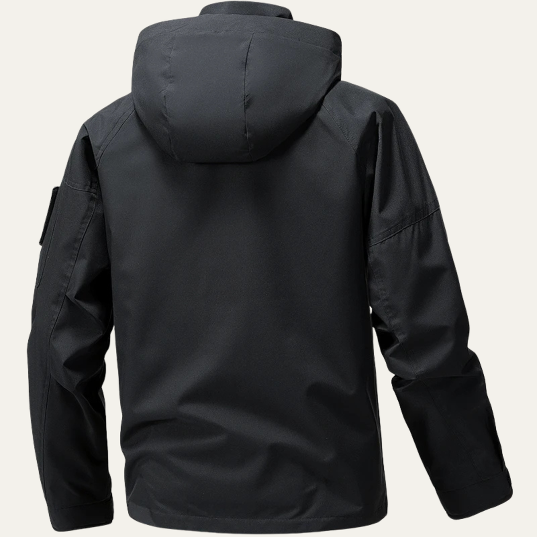 Waterproof Hooded Softshell Rain Jacket