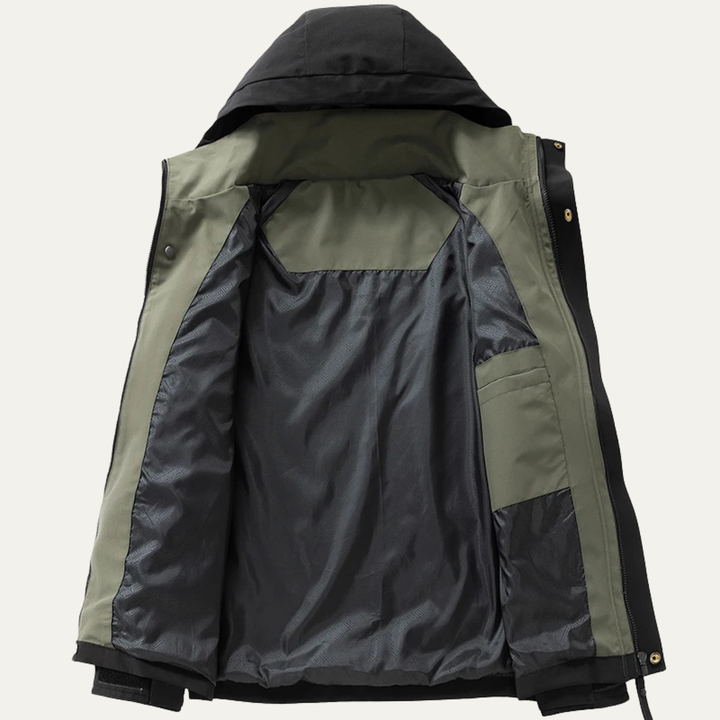 Waterproof Hooded Softshell Rain Jacket
