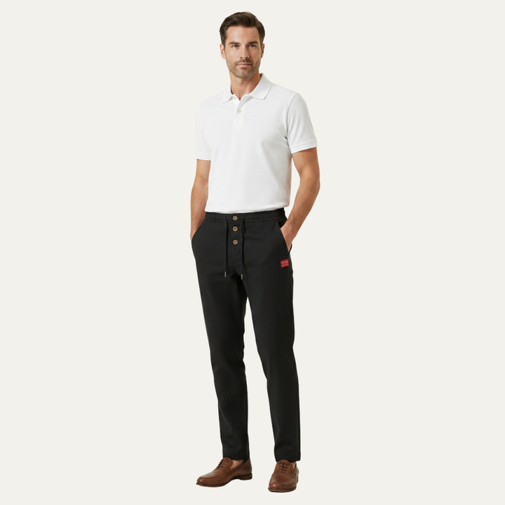 The Cedarwater Men’s Lightweight Straight Leg Cotton Linen Pants