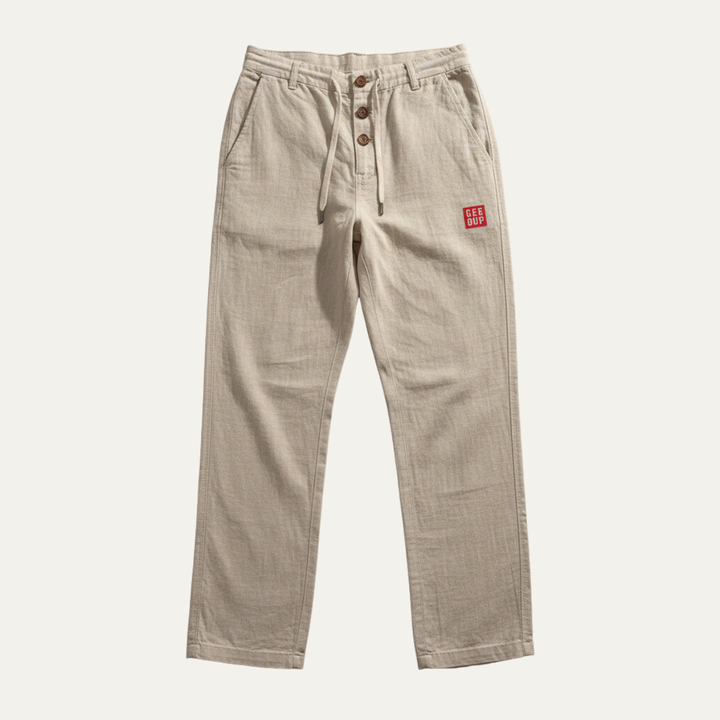 The Cedarwater Men’s Lightweight Straight Leg Cotton Linen Pants