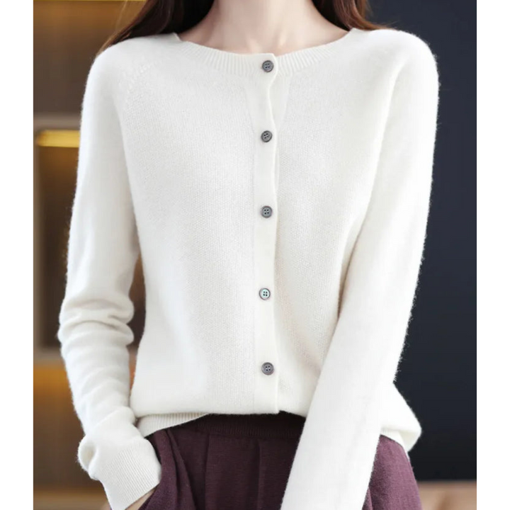 Trudy | Merino Wool Cashmere Cardigan