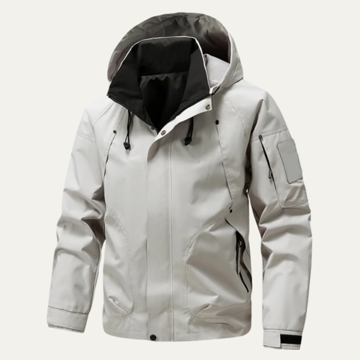 Waterproof Hooded Softshell Rain Jacket