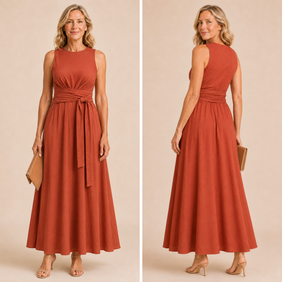 Kathleen | Sleeveless Bow Dress