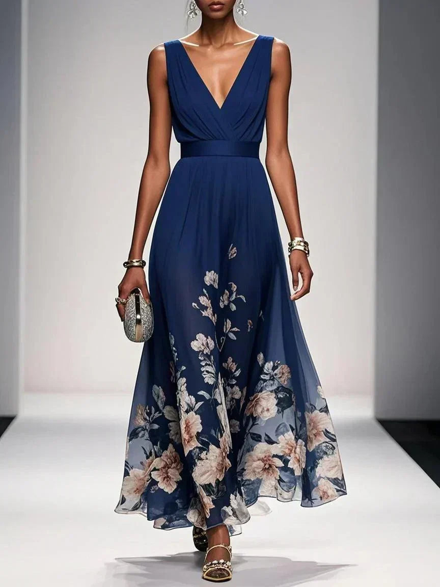 Fiona | Floral Print Wedding Guest Dress