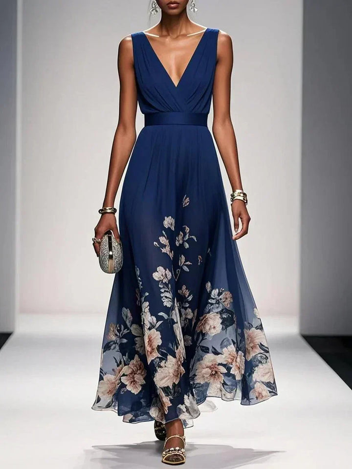 Fiona | Floral Print Wedding Guest Dress
