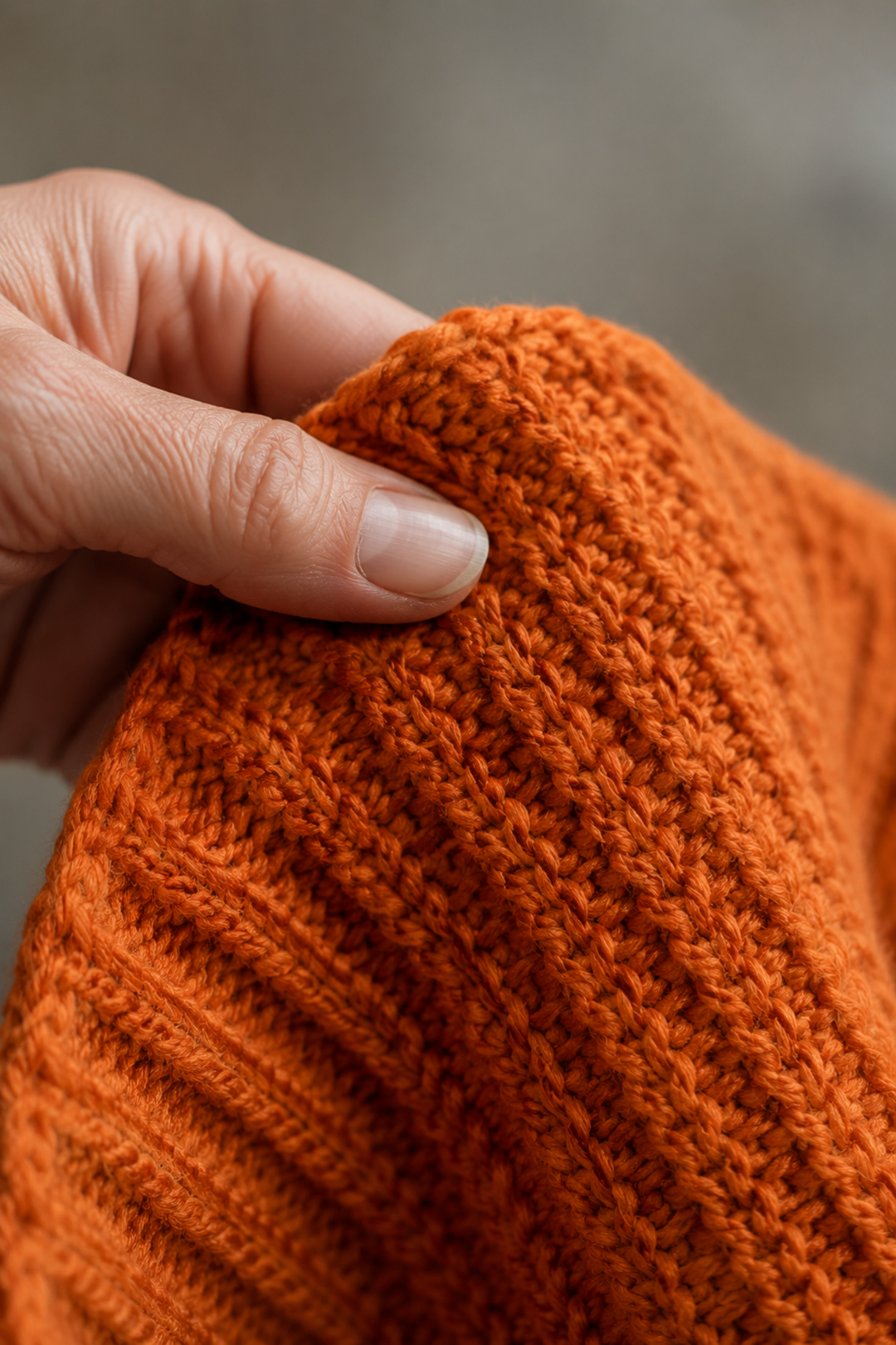 Braelyn | High Neck Pullover fabric texture close-up