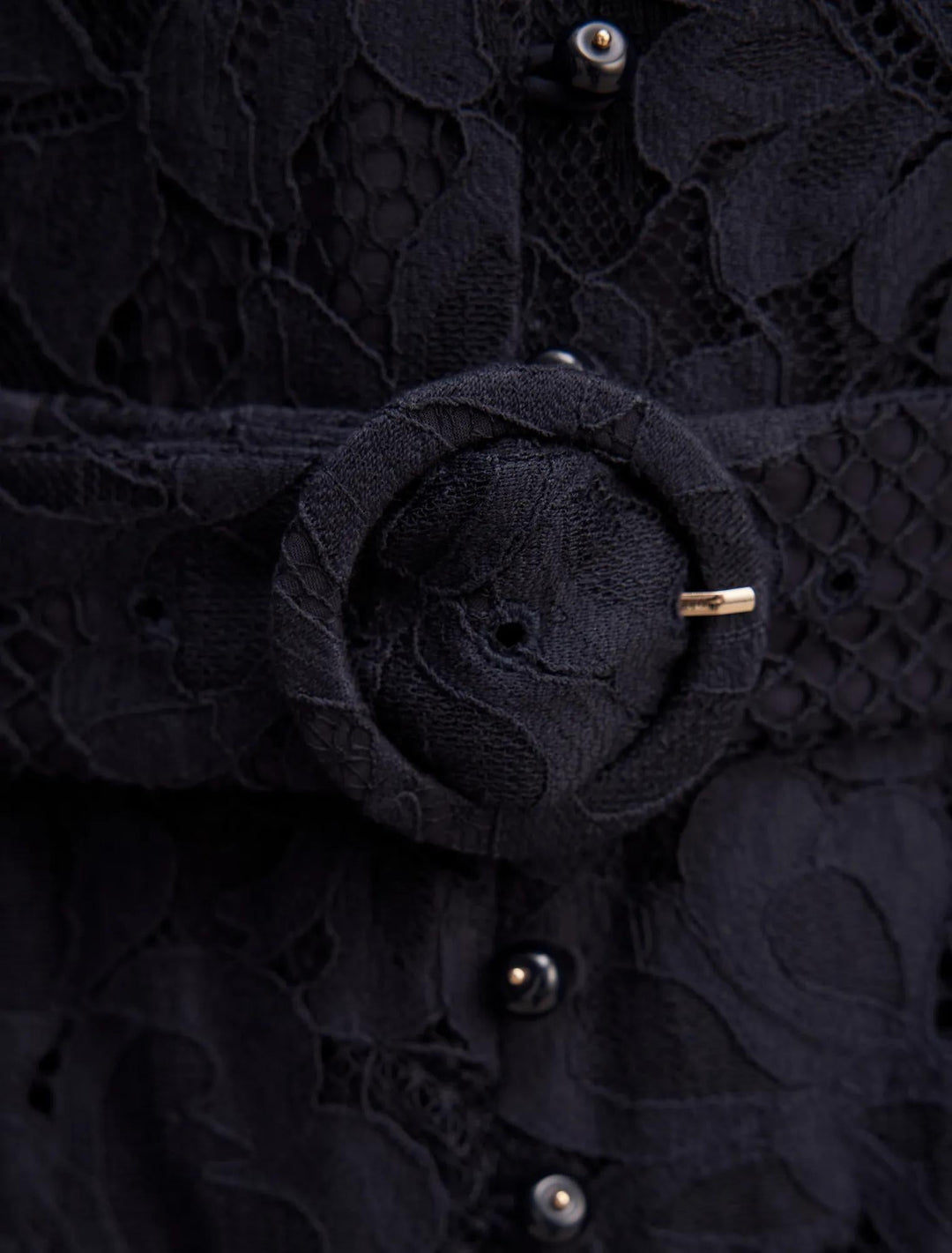 Monica | Flutter Sleeve Lace Midi Dress