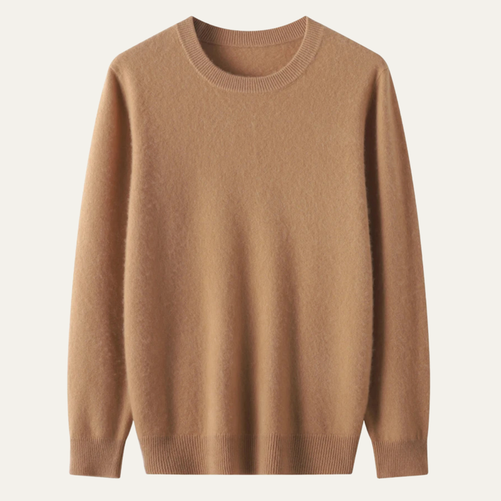 Merino Wool Crew Neck Winter Sweater