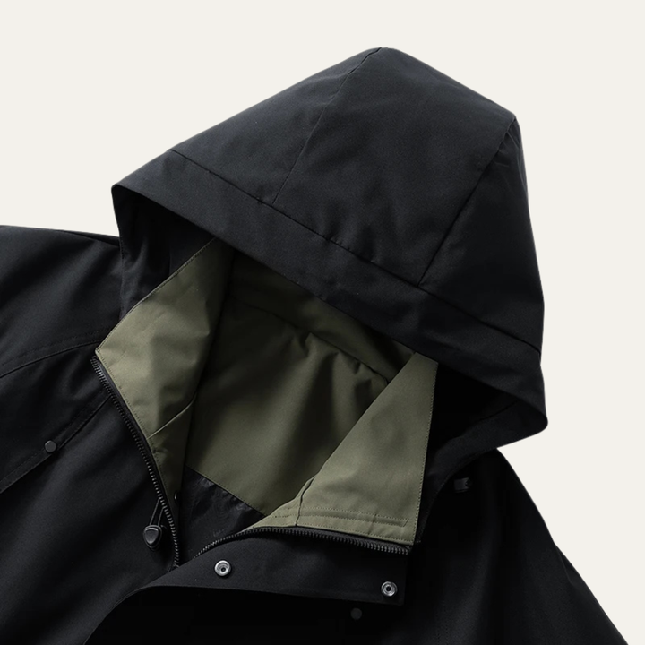 Waterproof Hooded Softshell Rain Jacket