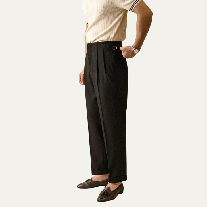 The Pinecrest Ridge Men’s High Waist Straight Leg Business Pants