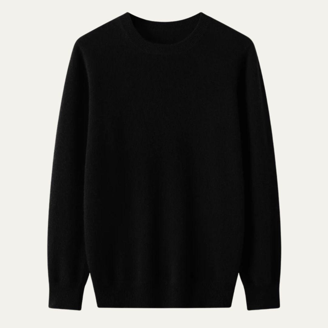 Merino Wool Crew Neck Winter Sweater