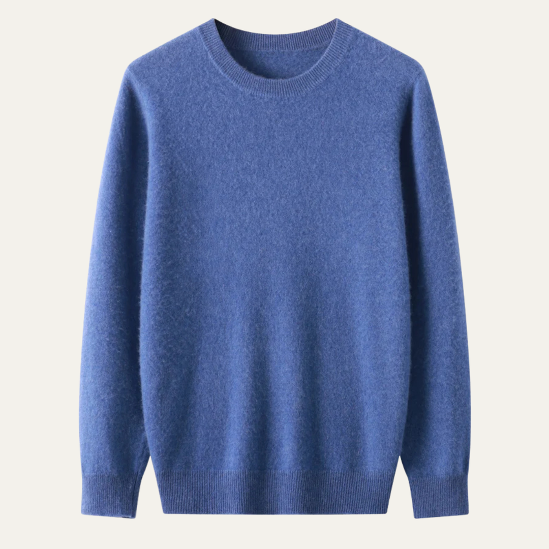 Merino Wool Crew Neck Winter Sweater