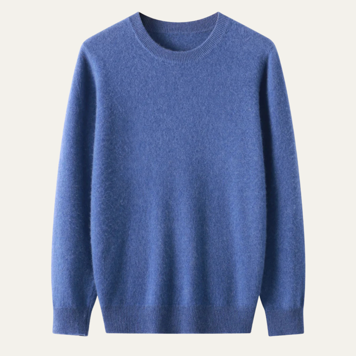 Merino Wool Crew Neck Winter Sweater