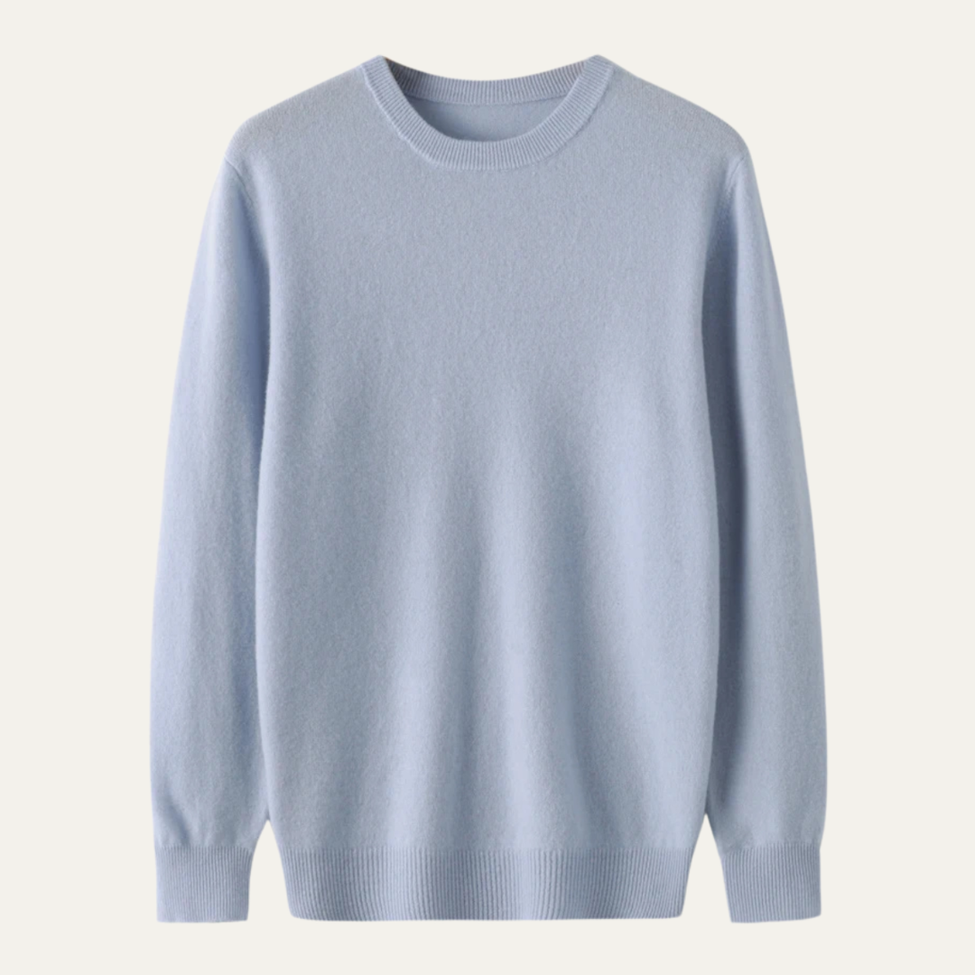 Merino Wool Crew Neck Winter Sweater