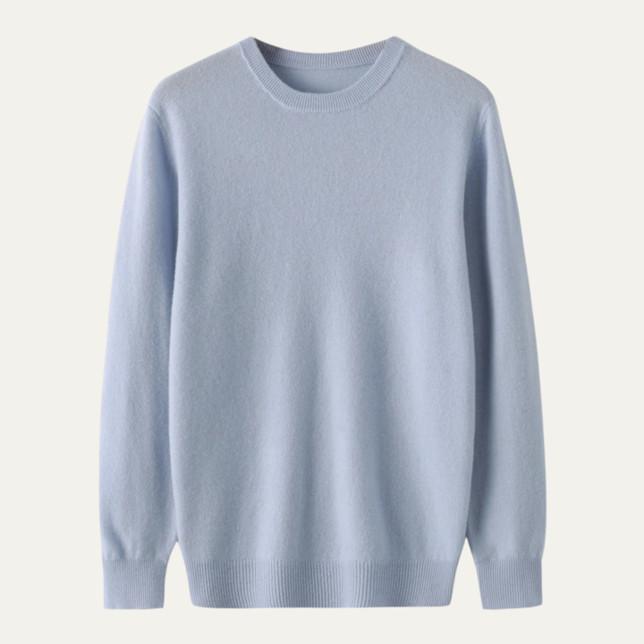 Merino Wool Crew Neck Winter Sweater