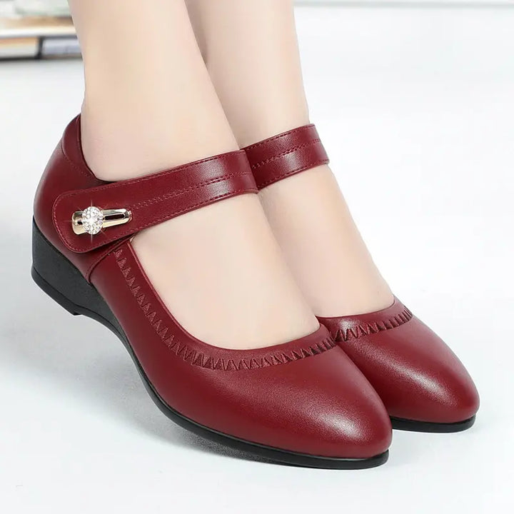 Stable Mid Heel Pumps