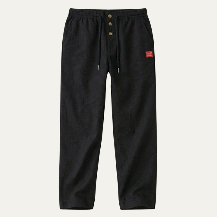 The Cedarwater Men’s Lightweight Straight Leg Cotton Linen Pants