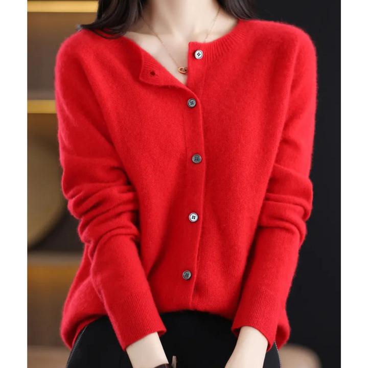 Trudy | Merino Wool Cashmere Cardigan