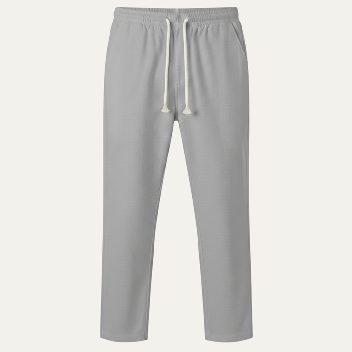 The Glenstone Men’s Lightweight Loose Fit Linen Blend Drawstring Pants
