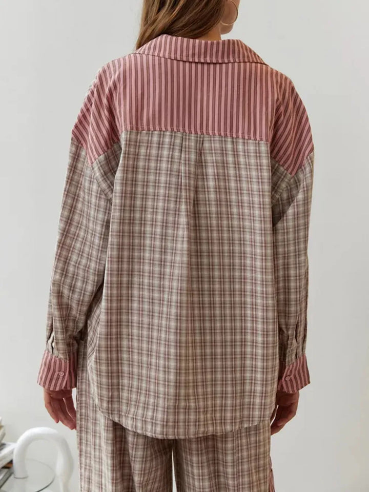 Elsie | Two-Piece Cotton Pajama Set