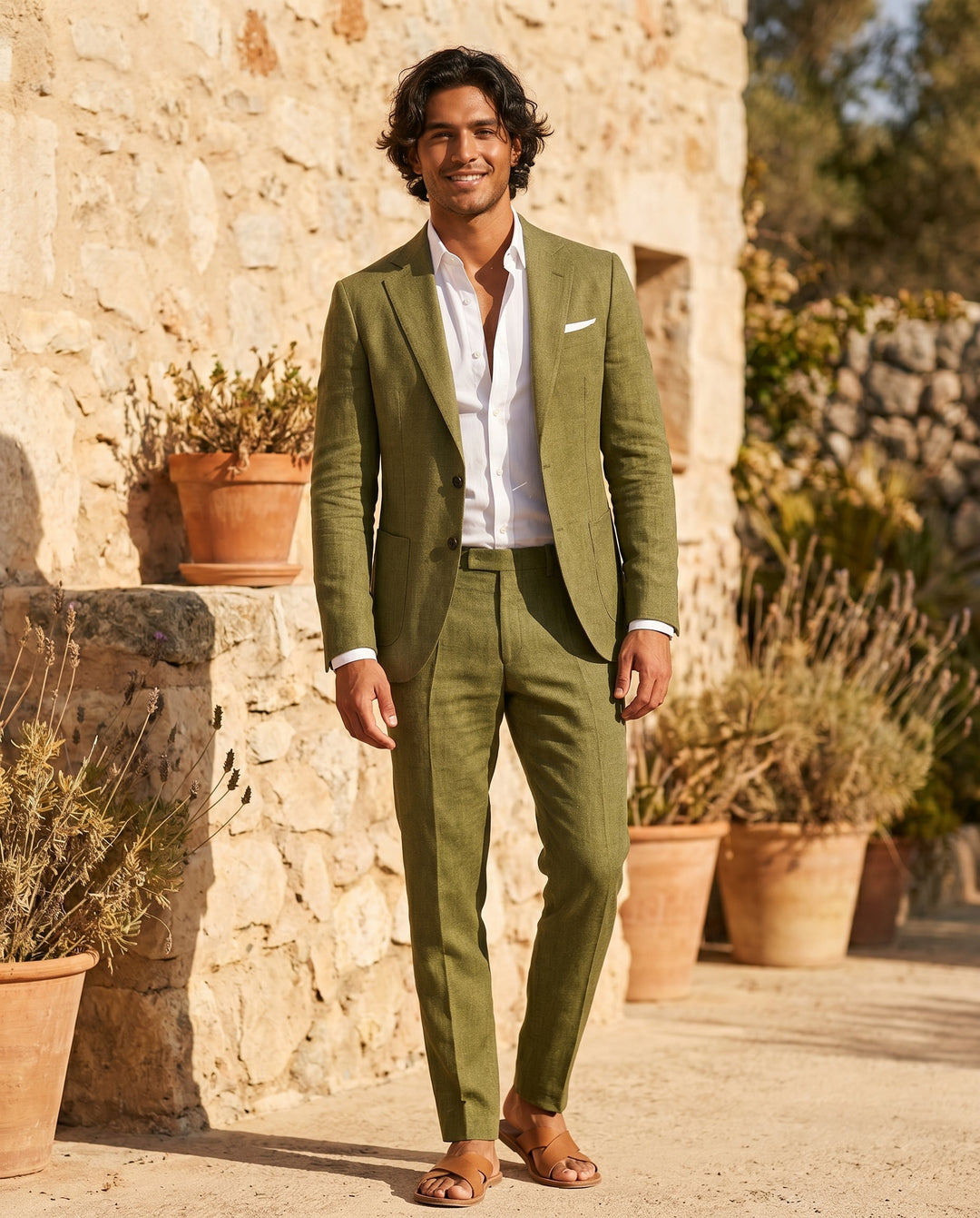 Valentin - Tailored Linen Suit Set