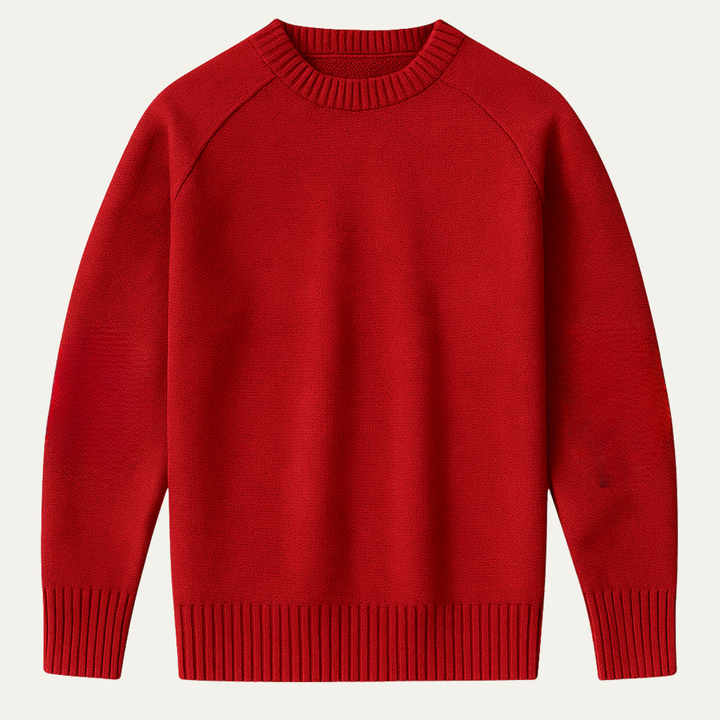 Wool Blend Elbow Patch Sweater