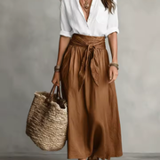 Burgundy Khaki