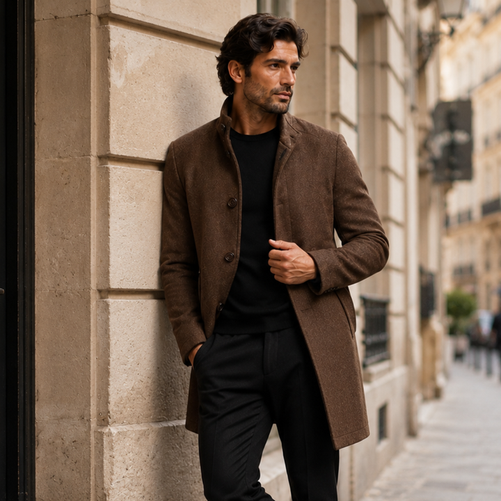 The Vienna Wool Coat – Men’s Classic Overcoat