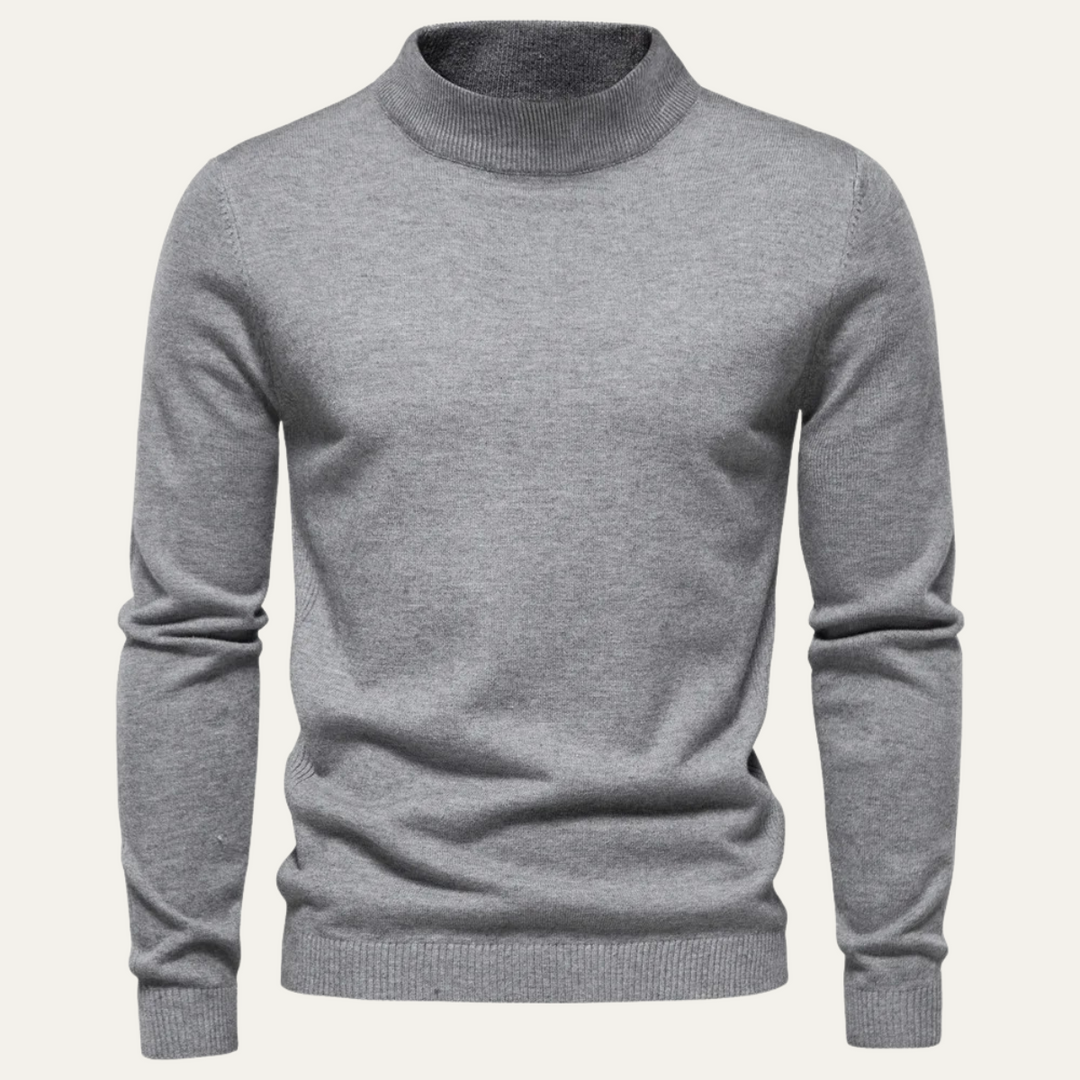 Men's Slim Fit Cotton Turtleneck