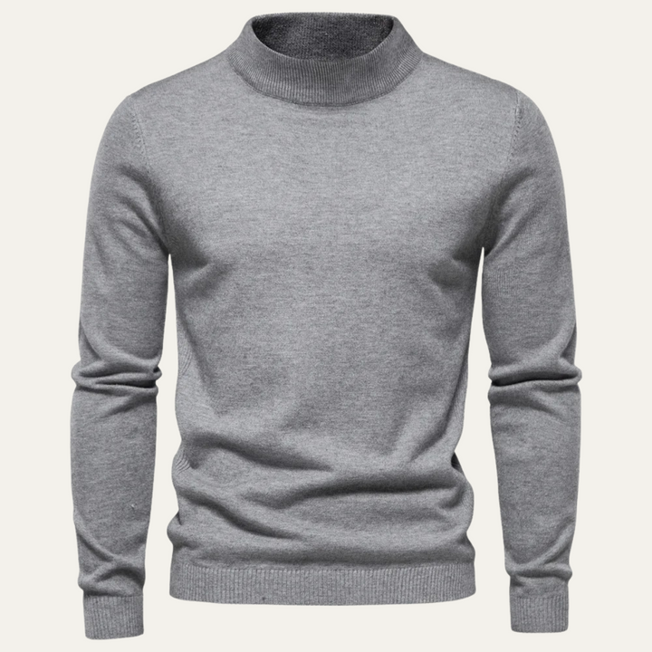 Men's Slim Fit Cotton Turtleneck