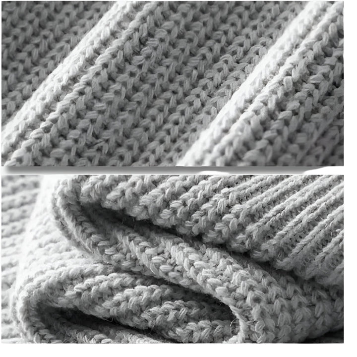 Merino Wool Quarter Zip Sweater