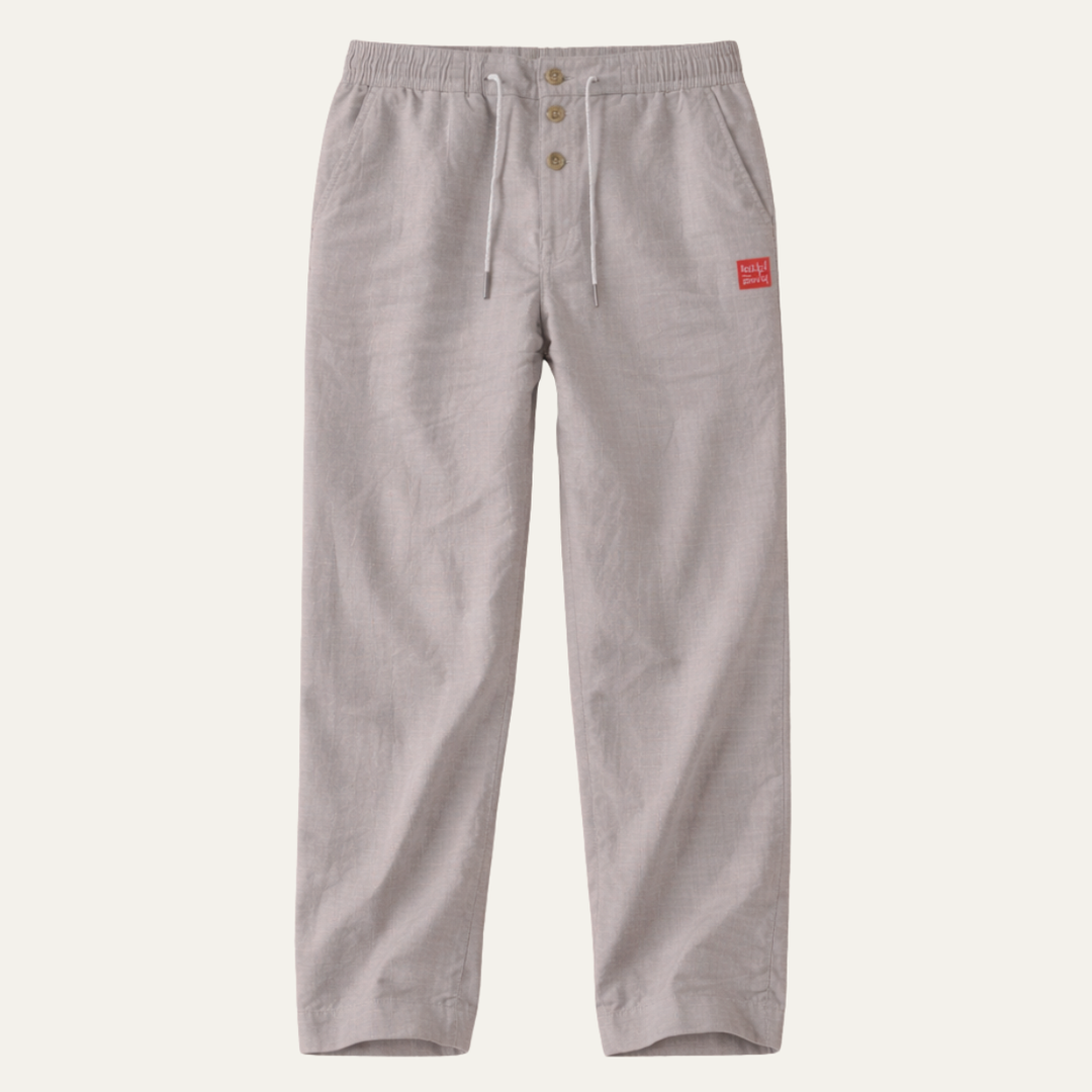 The Cedarwater Men’s Lightweight Straight Leg Cotton Linen Pants