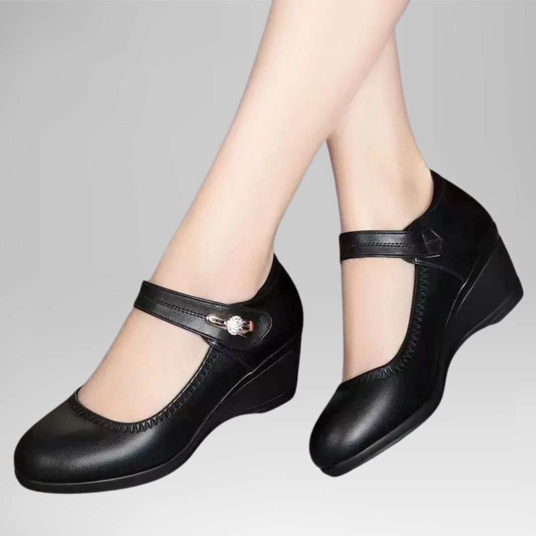 Stable Mid Heel Pumps