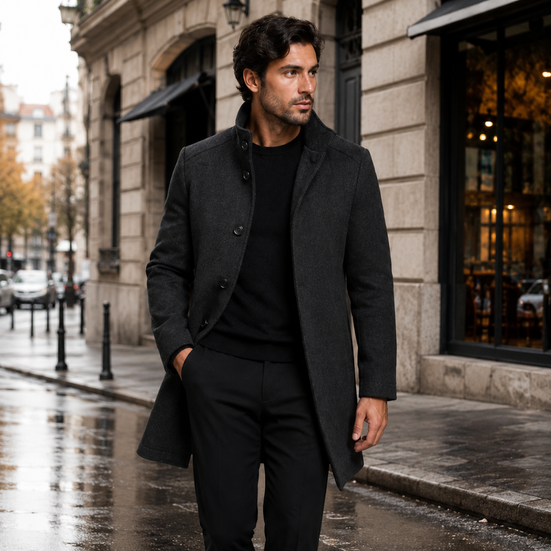 The Vienna Wool Coat – Men’s Classic Overcoat