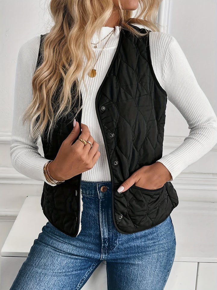 Damesjas met thermische voering, Winterkleding, Dames wintervest, Dames herfst/winter thermisch vest