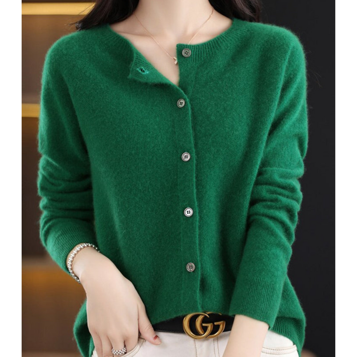 Trudy | Merino Wool Cashmere Cardigan