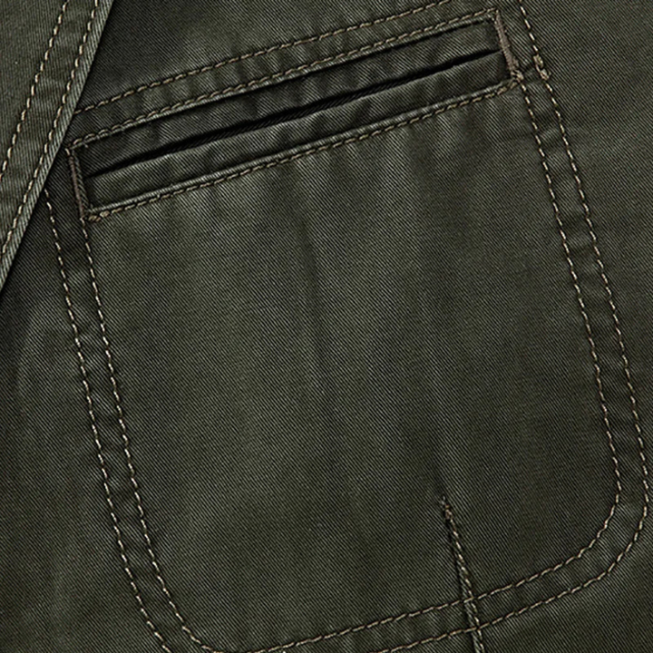 The Siracusa Men’s Casual Lightweight Slim Fit Cotton Blazer