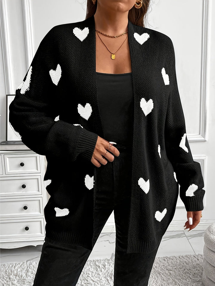 Savannah | Heart Pattern Cardigan