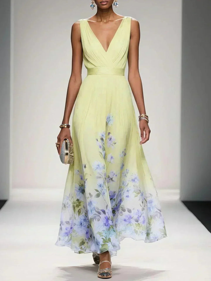 Fiona | Floral Print Wedding Guest Dress