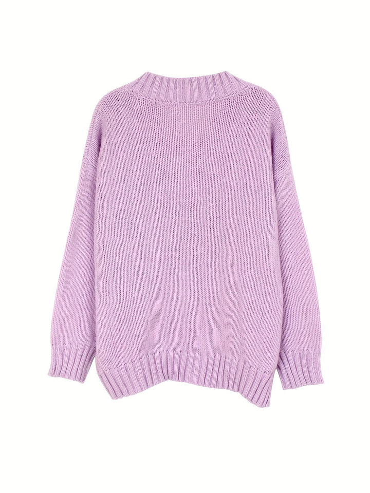 Brooklyn | Dragonfly Print V-Neck Sweater