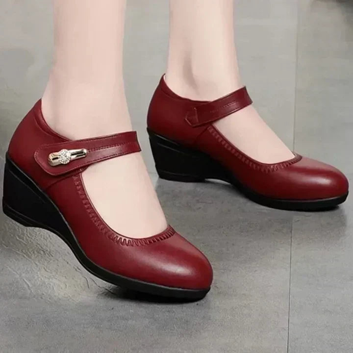 Stable Mid Heel Pumps