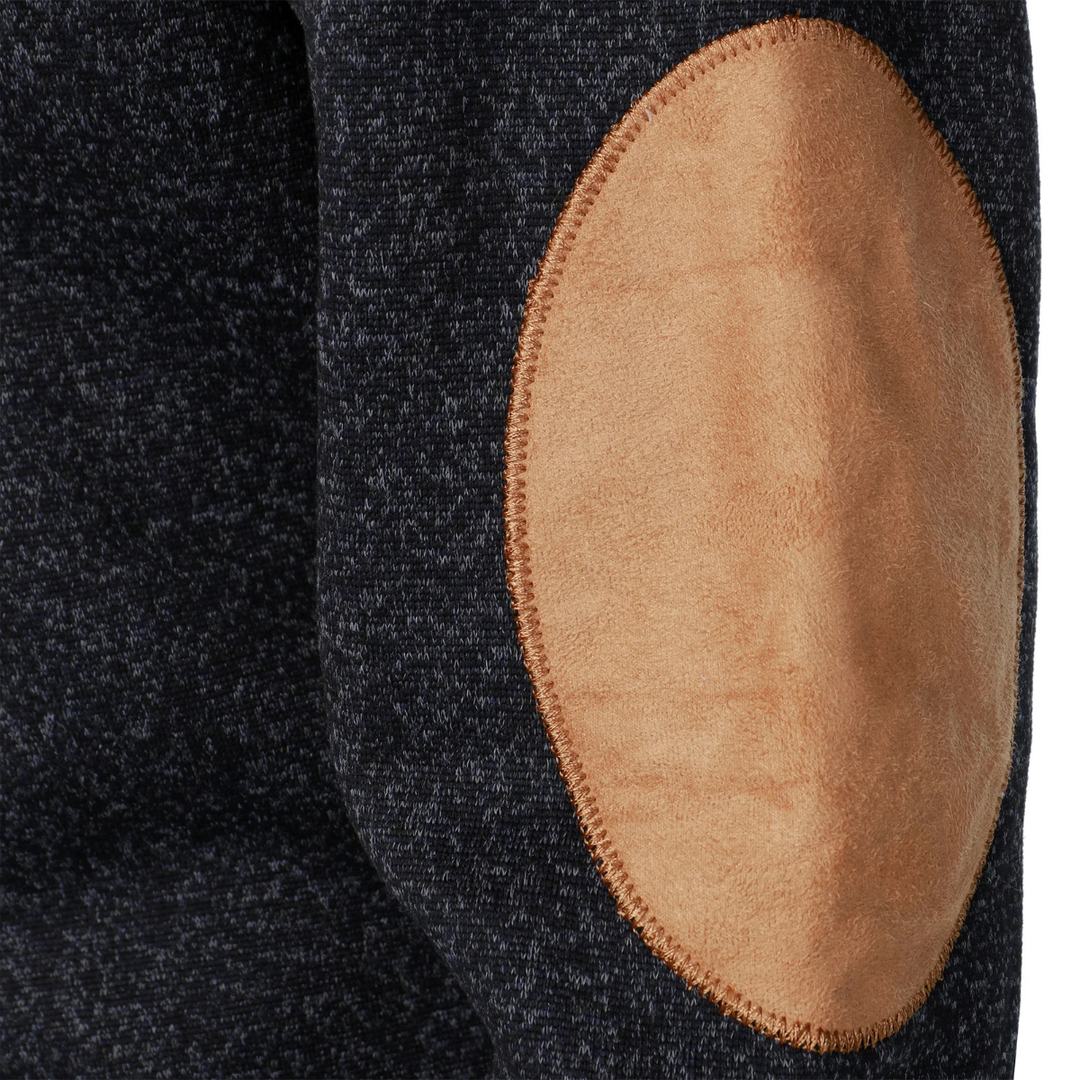 Men's Stand Collar Fleece Sweater