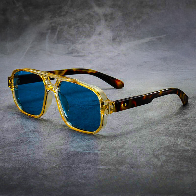 Havana Oversized Square Sunglasses