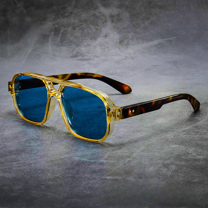 Havana Oversized Square Sunglasses