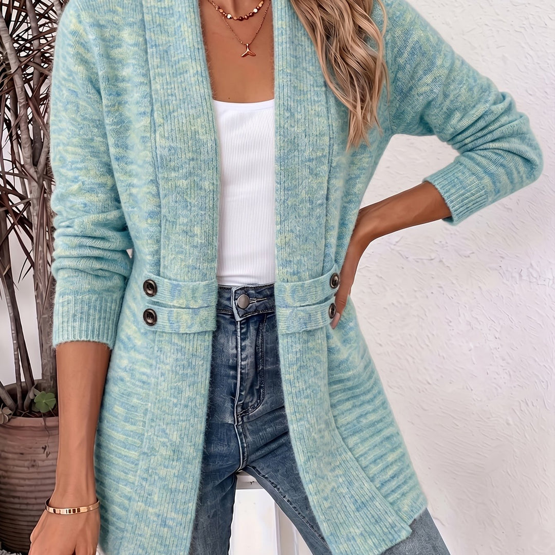 Joyce | Shawl Collar Longline Cardigan